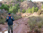 Grupo Mineralógico de Alicante. Paraje Barranco de Ojos. Aspe.  Alicante