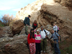 Grupo Mineralógico de Alicante. Paraje Barranco de Ojos. Aspe.  Alicante