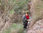 Grupo Mineralógico de Alicante. Paraje Barranco de Ojos. Aspe.  Alicante