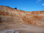 Grupo Mineralógico de Alicante. Gravera del Barraquero, Hoya Redonda, Enguera, Comarca Canal de Navarrés, Valencia 