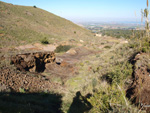 Grupo Mineralógico de Alicante. Aragonito. Barranco de Ojos. Aspe.  Alicante