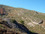 Grupo Mineralógico de Alicante. Aragonito. Barranco de Ojos. Aspe.  Alicante