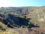 Grupo Mineralógico de Alicante. Aragonito. Minas Marúa Dolores y Catón. Paraje los Pajaritos. La Unión. Murcia  Alicante