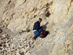 Grupo Mineralógico de Alicante.  Cantera de Áridos de Holcin, Busot. Alicante 