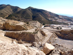 Grupo Mineralógico de Alicante. Cantera de Áridos de Holcin. Busot. Alicante