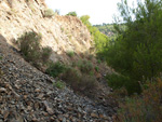 Grupo Mineralógico de Alicante.  Cantera Barranco de la Mola. Sierra de Olta, Calpe. Alicante 