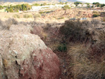 Afloramiento de Aragonito. Loma Bada. Petrer. Alicante