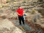 Afloramiento de Aragonito. Loma Bada. Petrer. Alicante