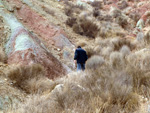 Afloramiento de Aragonito. Loma Bada. Petrer. Alicante