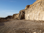 Grupo Mineralógico de Alicante.  Cantera de Áridos Sodira. Busot. Alicante 