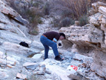   Afloramiento de marcasitas, Rambla en finca La Canyaeta Blanca, Agost, Alicante