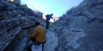   Afloramiento de marcasitas, Rambla en finca La Canyaeta Blanca, Agost, Alicante