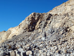 Grupo Mineralógico de Alicante.  Cantera de Áridos Sodira. Busot. Alicante 