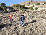 Afloramiento de marcasitas, Rambla en finca La Canyaeta Blanca, Agost, Alicante