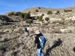 Afloramiento de marcasitas, Rambla en finca La Canyaeta Blanca, Agost, Alicante