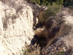  .  Afloramiento de marcasitas, Rambla en finca La Canyaeta Blanca, Agost, Alicante