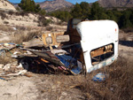  Afloramiento de marcasitas, Rambla en finca La Canyaeta Blanca, Agost, Alicante