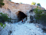   Afloramiento de marcasitas, Rambla en finca La Canyaeta Blanca, Agost, Alicante