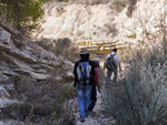   Afloramiento de marcasitas, Rambla en finca La Canyaeta Blanca, Agost, Alicante