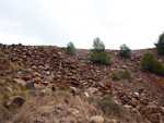   Calcita. Cantera de Áridos de Sodira. Busot. Alicante