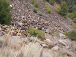   Calcita. Cantera de Áridos de Sodira. Busot. Alicante