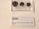 Exposición Tesoros de la Tierra. Minerales de la Comunidad Valenciana. Colección Juan Miguel Casanova Onrubia