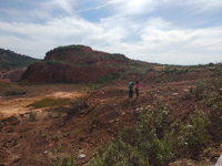 Corta Filón Sur, Minas de Tharsis, Tharsis, Alosno, Comarca El Andévalo. Huelva