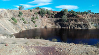 Corta Guadiana, Minas de Herrerías, Puebla de Guzmán, Comarca El Andévalo. Huelva, Andalucía