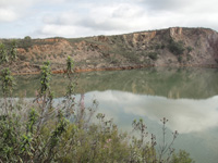 Corta Santa Bárbara, Minas de Herrerías, Puebla de Guzmán, Comarca El Andévalo.
 Huelva