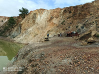 Corta Santa Bárbara, Minas de Herrerías, Puebla de Guzmán, Comarca El Andévalo.
 Huelva