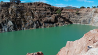 Corta Santa Bárbara, Minas de Herrerías, Puebla de Guzmán, Comarca El Andévalo.
 Huelva