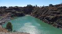 Corta Santa Bárbara, Minas de Herrerías, Puebla de Guzmán, Comarca El Andévalo.
 Huelva