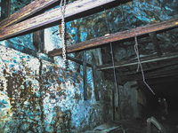 Túnel 11 piso. De extracción Corta Atalaya, Pozo Benjumea y Pozo Alfredo. Riotinto. Huelva 
