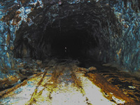 Túnel 11 piso. De extracción Corta Atalaya, Pozo Benjumea y Pozo Alfredo. Riotinto. Huelva 