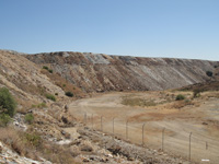 Mina Aznalcóllar y Corta Los Frailes, Aznalcóllar, Comarca Sierra Norte de Sevilla, Sevilla