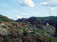 Minas de Ojos Negros. Sierra Menera. Ojos Negros. Teruel.