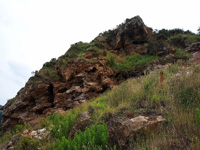 Cantera de Los Cobayos (La Paredona), zona minera de Berbes, Los Cobayos, Berbes, Ribadesella, Comarca Oriente, Asturias  