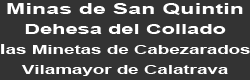 Minas de San Quitín. Dehesa del Collado-las Minetas de Cabezarados. Villamayor de Calatrava.