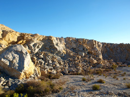 Cantera Casablanca, Lloma Alta, Les Boqueres. San Vicente del Raspeig. Alicante.    