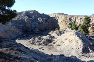 Cantera de Yesos los Garcia. Villena,  Alicante