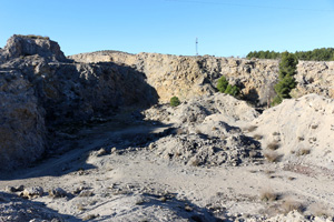 Cantera de Yesos los Garcia. Villena,  Alicante