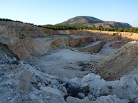 Gravera la Lloma. Onil. Alicante