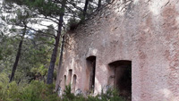 Mina Laureano. Barranco del Molinet, partida Foyadores. Vistabella del Maestrazgo. Castellón 