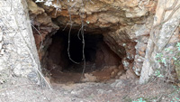 Mina Laureano. Barranco del Molinet, partida Foyadores. Vistabella del Maestrazgo. Castellón 