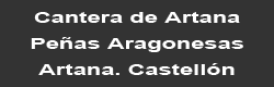 Cantera de Artama. Peñas Aragonesas. Artama. Castellón