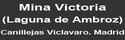 Mina Mina Victoria (Laguna de Ambroz). Canillejas-vicalvaro, Madrid