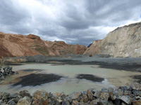 Cabezo Negro, Barranco Molax. Abarán. Murcia.