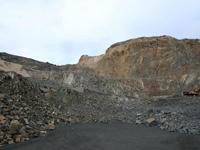 Cabezo Negro, Barranco Molax. Abarán. Murcia.