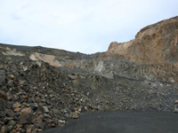 Cabezo Negro, Barranco Molax. Abarán. Murcia.