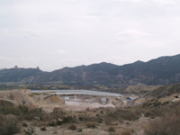 Minas de azufre. La serrata. Lorca. Murcia.